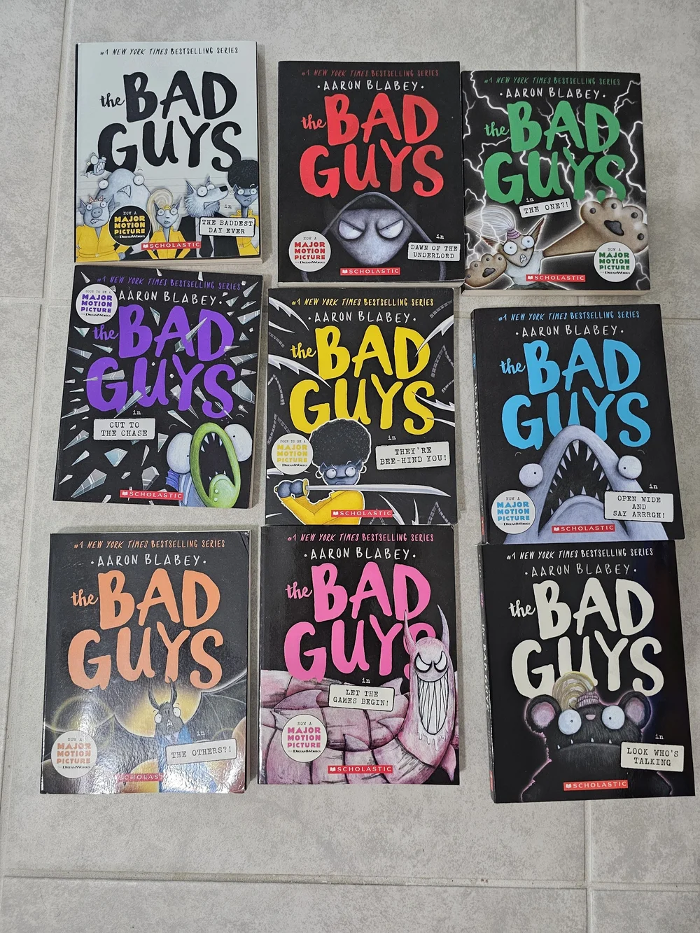 The Bad Guys Book Set - Colorful Paperback Collection 1-18